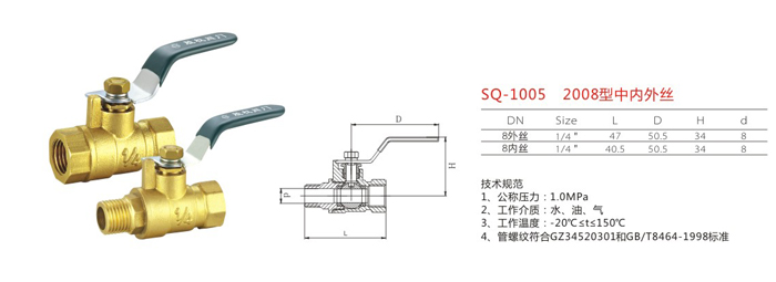 SQ-1005　2008型中內(nèi)外絲